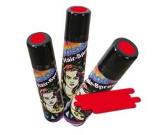 FASCHING 30103 Hairspray color rot, Haarspray mit Farbe NEU/OVP