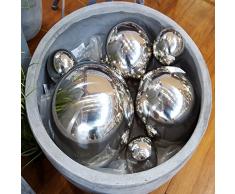 Dekokugeln Gartenkugeln Rosenkugeln Schwimmkugeln vers. Größen Edelstahl Kugeln (5 cm)