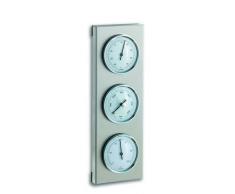 TFA Dostmann Analoge Außenwetterstation, aus Edelstahl, Barometer, Thermometer, Hygrometer, wetterfest