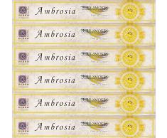 BERK - Räucherstäbchen - Ambrosia - Duft der Götter - 6 Packungen