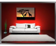 Visario Leinwandbilder 4034 Bild auf Leinwand Afrika, 80 x 60 cm