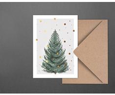 Weihnachtskarte / Tanne