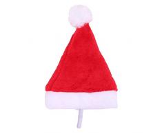 Makalon Weihnachtsschmuck für 2019 Jahre Weihnachtsmütze Plüschhut, Welpen Kostümzubehör Weihnachtsmütze Set für Haustiere von klein bis groß.