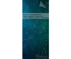 Wallario Selbstklebende Türtapete mit Schutzlaminat, Motiv: Sternenhimmel - Milchstraße und Sterne bei Nacht - Größe: 93 x 205 cm in Premium-Qualität: Abwischbar, brillante Farben, rückstandsfrei zu entfernen