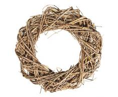 Rayher 65242000 Rebenkranz, 40 cm ø, Höhe 7 cm, Dekokranz, Tischkranz, Adventskranz, Türkranz, Kranz aus Zweigen Naturkranz, Wandkranz, natur