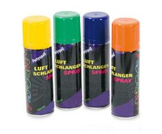 KarnevalsTeufel Luftschlangenspray Partys Karneval Geburtstage Events Festivals Sprühschlangen String Spray (orange)