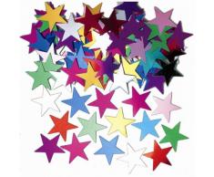 amscan Konfetti Jumbo-Sterne metallic