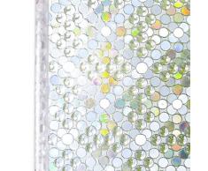 Homein Fensterfolie Selbstklebende Folie für Fenster Bunt Sichtschutzfolie Selbsthaftend Klebefolie Blickdicht Sichtschutz Glastüren Bad Window Film ohne Kleber 3D Motiv Perlen 90 x 200 cm