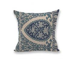 LAN Porzellanfiguren, Cartoons, Kissensofasern. 45 * 45cm/Blau.