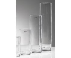 Glasvase Cyli zylindrisch klar 1 Stück 30 cm Ø 10 cm hot cut von Sandra Rich