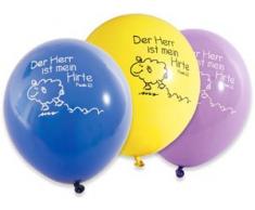 °° Luftballons 10er Pack, Der Herr ist mein Hirte sort. Farben