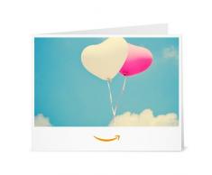 Amazon.de Gutschein zum Drucken (Herzballons)