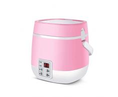 KaiKai Multifunktions-Elektroherd, Skillet Wok Elektro Hot Pot for Koch Reis gebratene Nudeln Eintopf-Suppe Gedämpfter Fisch gekochtes Ei (Farbe: Grün) (Color : Pink)