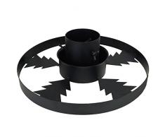 Weihnachtsbaumständer Tannenbaum, Eisen, Schwarz