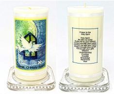 Holy Spirit Gebet Votivkerze Geschenk Christian Kerze Karte jeden Anlass