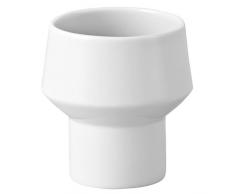 Rosenthal 19520-800001-26008 Miniaturvase Format aus weißem Porzellan, Höhe 8 cm
