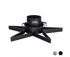 Weihnachtsbaumständer aus Metall - sternförmig - Schwarz