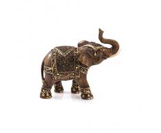 Dekofigur Elefant Tishya, L 18 x B 6 x H 15 cm