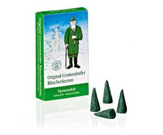 3er Pack Crottendorfer Räucherkerzen Tannenduft 3 x 24 Stück, Räucherkegel, Weihnachtskerzen, Räucherpyramiden