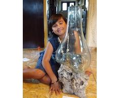 Wurzelholz Glas Vase XXL, Geschenk Deko Glas XXL, Einzigartige Gamal XXL, Wurzel Holz Liqva XXL, Teakholz Glas Vase XXL,Kaffeebaum Vase XXL, Blumenvase XXL, Design vase XXL