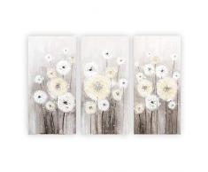 Casablanca Ölbild Dandelion weiss/grau/creme3f.sort