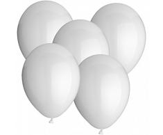 doriantrade.de 100 Luftballons Ø 30 cm Farbe frei wählbar Ballons Helium Luftballon (Weiß)