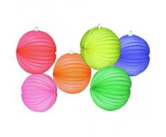 Boland 30420 30420-Globo Laterne, verschiedene Farben, 1 Stück, 22 cm