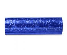 Luftschlangen, Metallic Holografie, BLAU, 1 Rolle