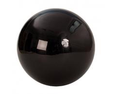 Geschenkestadl XXL Dekokugel ca. Ø 30 cm in Schwarz aus Edelstahl Rosenkugel Garten Kugel Weihnachten