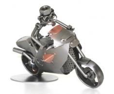Schraubenmännchen Motorrad Rennmotorrad I Handarbeit I Geschenkidee I Metallfigur I Metallmännchen I Stahlfigur I Schraubenmännle