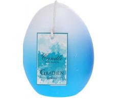 Eierkerze - Blau - 8x10cm - Ei Kerze Ostern Frühjar