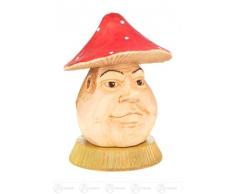 Räuchermann Räucherpilz Fliegenpilz, geschnitzt Breite x Höhe x Tiefe 11,5 cmx15,5 cmx11,5 cm NEU Erzgebirge Rauchmann Räucherfigur