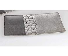 Formano Deko Schale Silber-grau 30 cm 739964