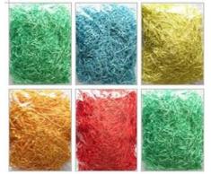 PAPIERWOLLE, Papiergras, Ostergras, Dekogras farbig Papier. 100g. Art.16720 PINK