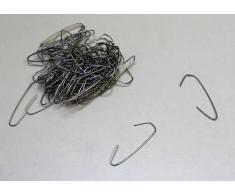 Christbaumkugelhaken 100 Stück, Christbaum Kugel Kunststoff Eier Aufhänger Haken (LHS)