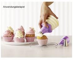 BIRKMANN Backhelfer Stern- und Lochtülle Deko-Queen 400 ml