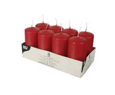 PAPSTAR Kerzen, Paraffin, Rot, 50 mm · 100 mm