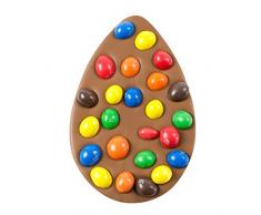 ChocoEi mit Schoko-Crisps - Bestreute Schokoladentafel | Geschenkidee | Schokolade | Geschenk zu Ostern | Schokoladenei | Überraschung im Osternest | Ostergeschenk | für Erwachsene | für Kinder