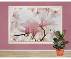 Fenstersticker Magnolien B x H: 90cm x 60cm (erhältlich in 4 Größen)