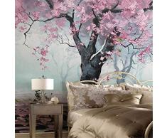 benutzerdefinierte moderne 3d Vlies Wandbild Romantik Baum Ölgemälde Studie Schlafzimmer TV Hintergrund Wand Wohnkultur - 300x210 cm / 118,2x82,7 Zoll