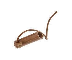 dailymall 1 Stü Bambus Material Blumenvase Topf Desktop Blumenvase Garten