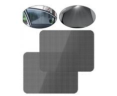 iZoeL LD0080 Auto Sonnenschutzfolie Statisch Fensterfolie, Black, 72cm51cm