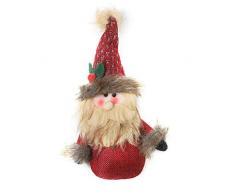SilenceID Weihnachtsbaumanhänger Hässliche Puppen Christbaumkugel Alter Mann Weihnachtsmann Plüschgnom Puppe Weihnachtsbaumanhänger - 23 x 11 cm