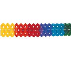 RiethmÃÂ¼ller 2996 - Girlande, 20 cm x 10 m, schwer entflammbar, regenbogen