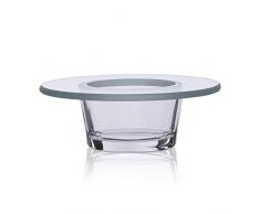CRISTALICA Teelichteinsatz Zubehör Zylindervase Transparten Glas Durchmesser 9 cm