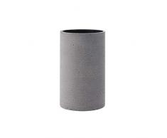 Blomus Coluna Vase, Beton, hellgrau, H 20 cm, Ø 12 cm