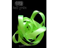 32m Rolle Satinband 25mm (073 hell gr?n) // Schleifenband einseitiges Hochzeit Taufe Deko Band Dekoband Geschenkband 2,5cm