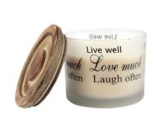 HS Candle Duftkerze XL (Ø10cm)SPA - Lange Brenndauer - 2 Dochte