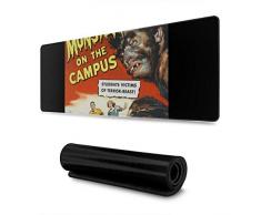 Mausepad Auf Dem Campus Filmplakat Große Computer Gedruckte Schutz Tastatur Mauspad 30X80Cm Anime Tastatur Haltbare Schreibtisch Büro Mousepad Laptop Gummischule Rutschfeste Benut