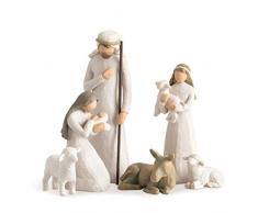 Willow Tree 26005 Figur Weihnachtsartikel Heilige Familie, Holz, Natur, 5,1 x 7,6 x 24,1 cm